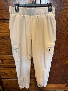Mondetta Light Gray Cargo Track Joggers